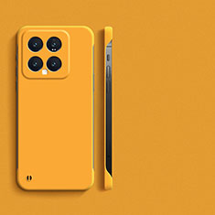 Funda Dura Plastico Rigida Sin Marco Carcasa Mate para Xiaomi Mi 14 5G Amarillo