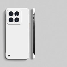 Funda Dura Plastico Rigida Sin Marco Carcasa Mate para Xiaomi Mi 14 Pro 5G Blanco