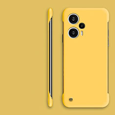 Funda Dura Plastico Rigida Sin Marco Carcasa Mate para Xiaomi Poco F5 5G Amarillo