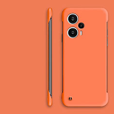 Funda Dura Plastico Rigida Sin Marco Carcasa Mate para Xiaomi Poco F5 5G Naranja