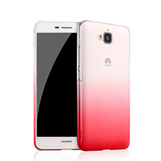 Funda Dura Plastico Rigida Transparente Gradient para Huawei Enjoy 5 Rosa