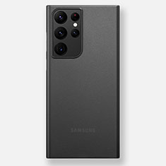 Funda Dura Ultrafina Carcasa Transparente Mate H02 para Samsung Galaxy S23 Ultra 5G Negro