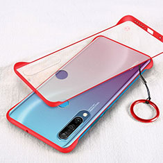 Funda Dura Ultrafina Carcasa Transparente Mate H03 para Huawei P30 Lite Rojo