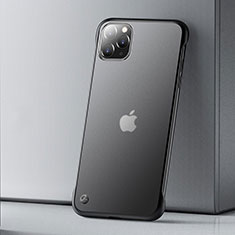Funda Dura Ultrafina Carcasa Transparente Mate U01 para Apple iPhone 11 Pro Negro