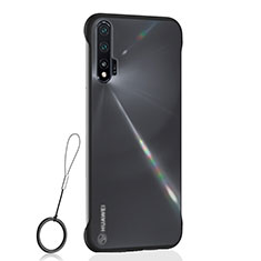 Funda Dura Ultrafina Carcasa Transparente Mate U01 para Huawei Nova 6 Negro