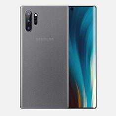Funda Dura Ultrafina Carcasa Transparente Mate U01 para Samsung Galaxy Note 10 Plus 5G Blanco