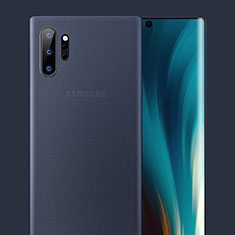 Funda Dura Ultrafina Carcasa Transparente Mate U01 para Samsung Galaxy Note 10 Plus Azul
