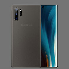 Funda Dura Ultrafina Carcasa Transparente Mate U01 para Samsung Galaxy Note 10 Plus Gris