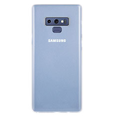 Funda Dura Ultrafina Carcasa Transparente Mate U01 para Samsung Galaxy Note 9 Blanco