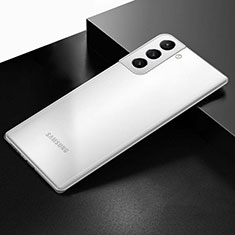 Funda Dura Ultrafina Carcasa Transparente Mate U01 para Samsung Galaxy S21 FE 5G Blanco