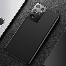 Funda Dura Ultrafina Carcasa Transparente Mate U01 para Samsung Galaxy S21 Ultra 5G Negro