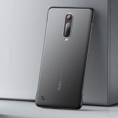 Funda Dura Ultrafina Carcasa Transparente Mate U01 para Xiaomi Mi 9T Pro Negro