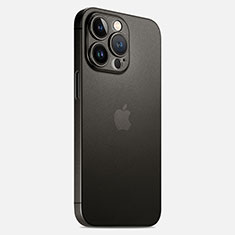 Funda Dura Ultrafina Carcasa Transparente Mate U02 para Apple iPhone 14 Pro Max Negro