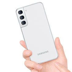 Funda Dura Ultrafina Carcasa Transparente Mate U02 para Samsung Galaxy S24 Plus 5G Blanco