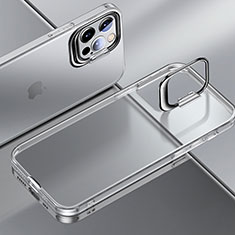 Funda Dura Ultrafina Carcasa Transparente Mate U08 para Apple iPhone 14 Pro Blanco