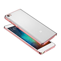Funda Dura Ultrafina Transparente Carcasa para Xiaomi Mi Note Oro Rosa