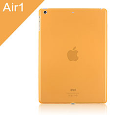 Funda Dura Ultrafina Transparente Mate para Apple iPad Air Naranja
