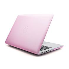 Funda Dura Ultrafina Transparente Mate para Apple MacBook Air 13 pulgadas Rosa