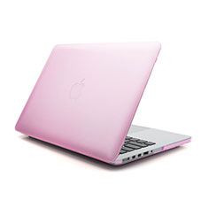 Funda Dura Ultrafina Transparente Mate para Apple MacBook Pro 15 pulgadas Retina Rosa