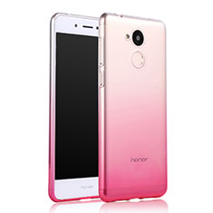 Funda Gel Ultrafina Transparente Gradiente para Huawei Honor 6A Rosa