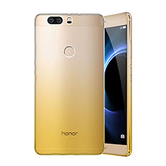 Funda Gel Ultrafina Transparente Gradiente para Huawei Honor V8 Amarillo