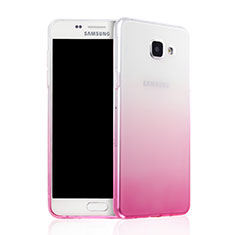Funda Gel Ultrafina Transparente Gradiente para Samsung Galaxy A5 (2016) SM-A510F Rosa
