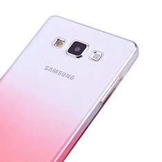 Funda Gel Ultrafina Transparente Gradiente para Samsung Galaxy A5 Duos SM-500F Rosa