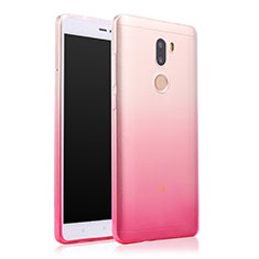 Funda Gel Ultrafina Transparente Gradiente para Xiaomi Mi 5S Plus Rosa