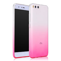 Funda Gel Ultrafina Transparente Gradiente para Xiaomi Mi 6 Rosa