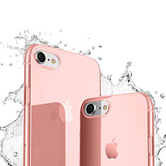Funda Gel Ultrafina Transparente para Apple iPhone 8 Rosa