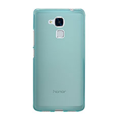 Funda Gel Ultrafina Transparente para Huawei GR5 Mini Azul