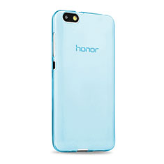 Funda Gel Ultrafina Transparente para Huawei Honor 4X Azul