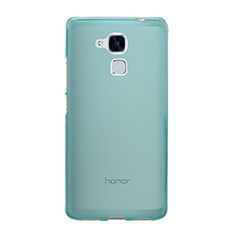 Funda Gel Ultrafina Transparente para Huawei Honor 7 Lite Azul