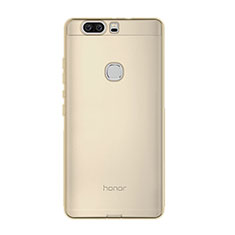 Funda Gel Ultrafina Transparente para Huawei Honor V8 Oro