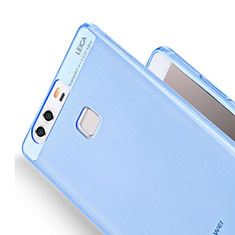 Funda Gel Ultrafina Transparente para Huawei P9 Azul