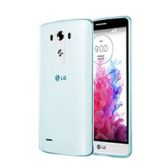 Funda Gel Ultrafina Transparente para LG G3 Azul