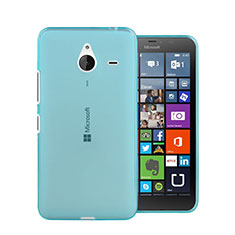 Funda Gel Ultrafina Transparente para Microsoft Lumia 640 XL Lte Azul
