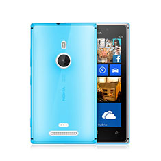 Funda Gel Ultrafina Transparente para Nokia Lumia 925 Azul