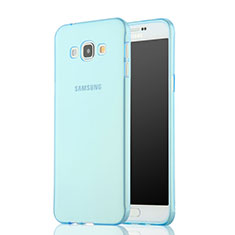 Funda Gel Ultrafina Transparente para Samsung Galaxy A7 Duos SM-A700F A700FD Azul
