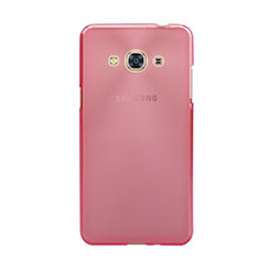 Funda Gel Ultrafina Transparente para Samsung Galaxy J3 Pro (2016) J3110 Rosa