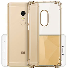 Funda Gel Ultrafina Transparente para Xiaomi Redmi Note 4X Oro