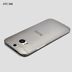 Funda Gel Ultrafina Transparente T01 para HTC One M8 Gris