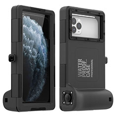 Funda Impermeable Bumper Silicona y Plastico Waterproof Carcasa 360 Grados Cover para Samsung Galaxy S10 Plus Negro