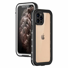 Funda Impermeable Bumper Silicona y Plastico Waterproof Carcasa 360 Grados para Apple iPhone 12 Pro Blanco