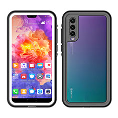 Funda Impermeable Bumper Silicona y Plastico Waterproof Carcasa 360 Grados para Huawei P20 Pro Blanco