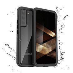 Funda Impermeable Bumper Silicona y Plastico Waterproof Carcasa 360 Grados para Samsung Galaxy S24 5G Negro