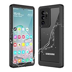Funda Impermeable Bumper Silicona y Plastico Waterproof Carcasa 360 Grados W01 para Samsung Galaxy Note 20 Ultra 5G Negro