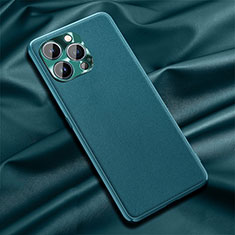 Funda Lujo Cuero Carcasa A01 para Apple iPhone 14 Pro Verde