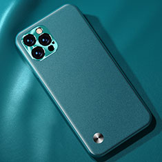 Funda Lujo Cuero Carcasa A05 para Apple iPhone 13 Pro Max Verde