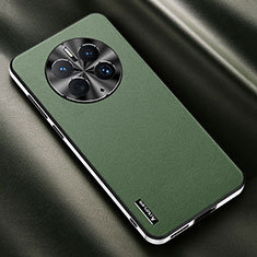 Funda Lujo Cuero Carcasa AT1 para Huawei Mate 50E Verde